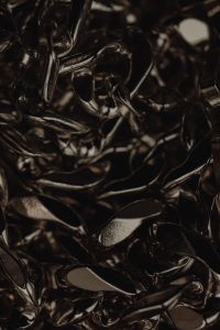 Kaboompics - Abstract Close-Up of Dark Silver Jewelry Links