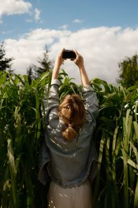 Kaboompics - Photographing The Sky With A Vintage Film Camera