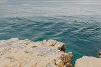 Kaboompics - Rocky coastline on the Adriatic Sea in the small town of Rovinj, Croatia