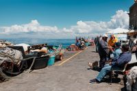 Kaboompics - Local Fishermen And Nets On Sorrento Waterfront