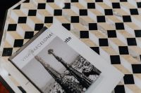 Kaboompics - Barcelona Travel Book on Patterned Marble Table, Modern Home Decor