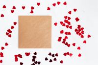 Kaboompics - Postcard- Copy Space - Confetti