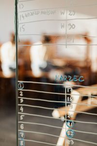 Kaboompics - Calendar on the mirror