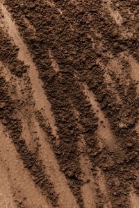 Kaboompics - Brown Powder Makeup Brush Swatch