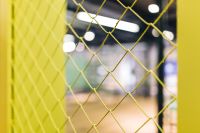Kaboompics - Close-ups of yellow wire netting