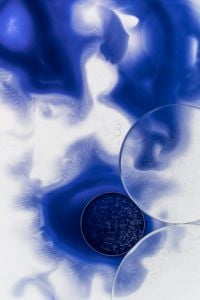 Blue Liquid Abstract Backgrounds And Bubble Textures