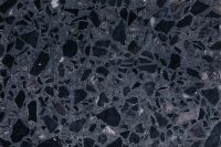 Kaboompics - Dark Gray Terrazzo Texture with Black and Silver Fragments, Modern Tile Background