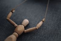 Kaboompics - Wooden mannequin in various poses