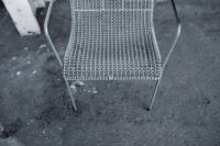 Kaboompics - Retro Metal Dining Chair