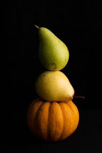 Kaboompics - Pears and Pumpkin Stacked in Autumn Still Life