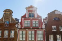 Kaboompics - Historic Gdansk Old Town Tenement Facades with Ornate Gables