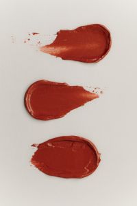 Kaboompics - Three Terracotta Lipstick Swatches