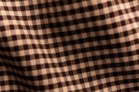 Kaboompics - Brown Gingham Check – Soft Focus Fabric Texture