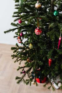 Kaboompics - Decorated Christmas Tree with Colorful Holiday Baubles