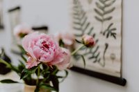 Kaboompics - Peony flowers in vase