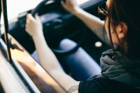 Kaboompics - Woman in the car