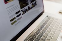Kaboompics - close-up silver laptop