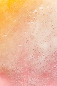 Kaboompics - Pink and Yellow Skincare Liquid Texture