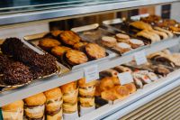Kaboompics - Italian Pastries and Cookies in a Naples Bakery Display