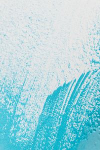 Kaboompics - Rough Blue Brush Strokes on White Canvas, Portrait Background