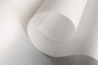 Kaboompics - White Paper Fold With Soft Geometric Shadow