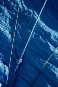 Kaboompics - Abstract Blue Tarpaulin Background With Nautical Ropes
