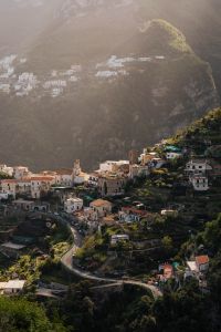 Kaboompics - White Homes across a Hazy Amalfi Coast Valley