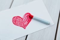 Kaboompics - Drawing of a heart