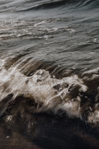 Kaboompics - Blurred Sea Foam and Rolling Surf, Dynamic Water Background