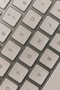 Kaboompics - White Computer Keyboard Close-Up