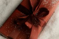 Kaboompics - Holiday Scissors and Green Ribbon Flat Lay