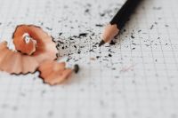 Kaboompics - Coloured Pencil Shavings