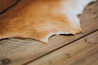 Kaboompics - Fur on a wooden floor