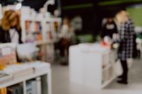 Kaboompics - Blur image of a bookstore