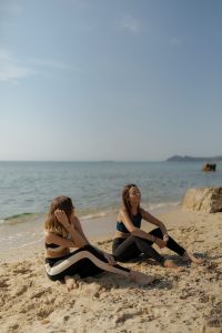 Kaboompics - Two Women Relaxing by the Ocean