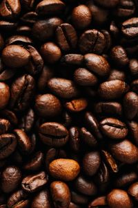 Kaboompics - Dark Roasted Coffee Beans in a Tight Vertical Crop for Espresso Branding