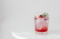 Kaboompics - Raspberry Cocktail In Sunlit Interior