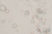 Kaboompics - Pastel Soap Bubble Background with Clusters and Copy Space