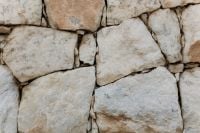 Kaboompics - Dry Stacked Beige Stone Wall