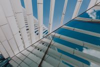 Kaboompics - Modern white building, EDP Headquarters of architect Aires Mateus, Lisbon, Portugal