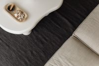 Kaboompics - White Coffee Table and Decorative Tray Beside a Neutral Sofa