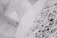 Kaboompics - Shallow-Focus Detail of Sculptural White Wire Lighting