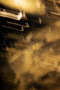 Kaboompics - Bright Golden Light Streaks and Black Shadows, Vertical Abstract Design Background
