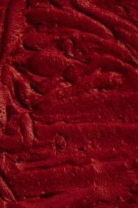 Kaboompics - Dark Red Lipstick Texture with Horizontal Brushstrokes