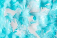 Kaboompics - Bright Aqua Marble with Open White Areas for Design