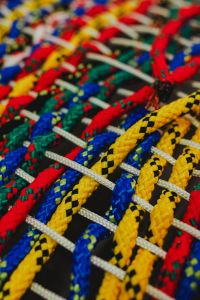 Kaboompics - Colourful intertwined strings