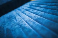 Kaboompics - Soft blue sofa