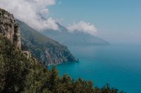 Kaboompics - Misty Amalfi Coast Cliffs Descending into the Turquoise Sea