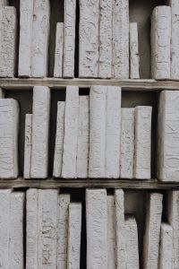 Ancient Greek writings made of stone