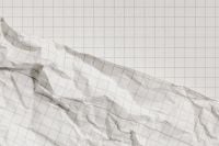 Kaboompics - Crumpled Graph Paper with Torn Edge